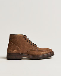  Nuvoflex Lace Up Boot Dark Khaki Suede