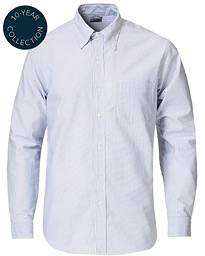  Regent Fit Supima Cotton Oxford Shirt White/Blue