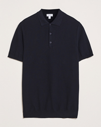  Fine Texture Polo Navy