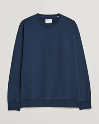  Classic Organic Crew Neck Sweat Navy Blue