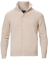  Virgin Merino Wool Chioto Cardigan Beige