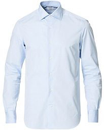  Soft Cotton Cut Away Shirt Light Blue