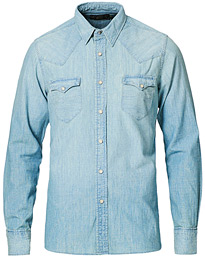  Buffalo Western Shirt Indigo/Cream