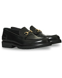  Le Club Horsebit Loafer Black Polido