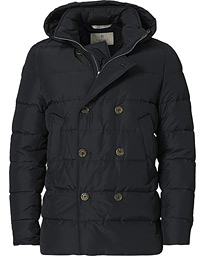 double breasted down coat