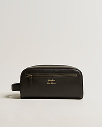 Polo Ralph Lauren Leather Washbag Brown bei Care of Carl