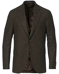  Fogerty Moon Herringbone Tweed Blazer Brown