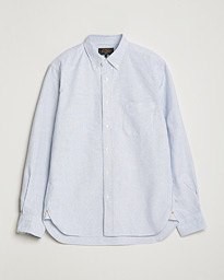  Oxford Button Down Shirt Blue Stripe