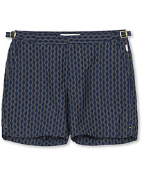  Bulldog X Jaquard Weave Swim Shorts Navy/Cloud