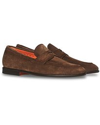  Penny Loafer Brown Suede