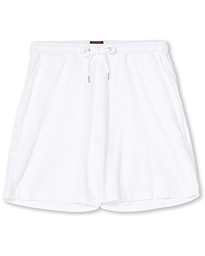  Towelling Cotton Shorts White