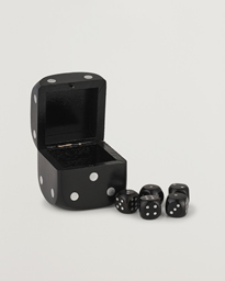  Wooden Dice Box Black