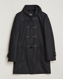  Cashmere Blend Duffle Coat Black