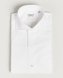  Milano Slim Linen Dress Shirt White