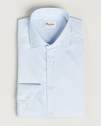  Superslim Cotton Twill Striped Shirt Blue/White