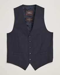  Carlo Wool Waistcoat Navy