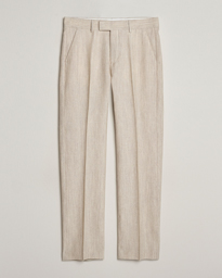  Tenser Wool/Linen Canvas Trousers Natural White