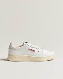  Medalist Low Leather Sneaker White/Red