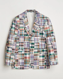  Regular Fit Patchwork Blazer Multi