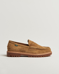  Jett Suede Penny Loafer Desert Tan