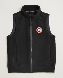  Mersey Fleece Vest Black