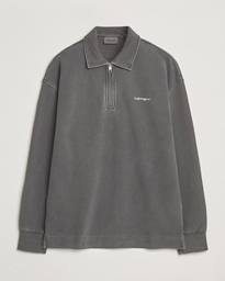  Pique Script Sweatshirt Black