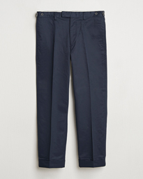  Cotton Twill Ivy Trousers Navy