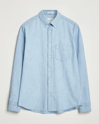  Regular Fit Chambray Shirt Light Blue