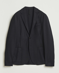 Harris Wharf London Two Button Superfine Merino Blazer Black
