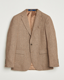  Single Breasted Herringbone Sportcoat Brown/Tan