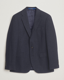  Single Breasted Herringbone Sportcoat Navy