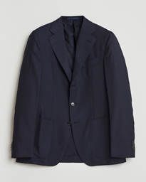  Aida Wool Hopsack Blazer Navy