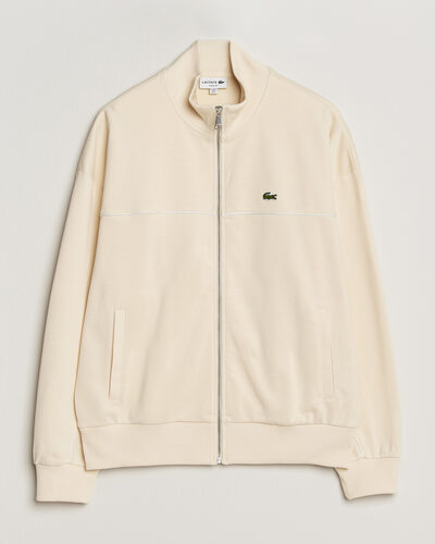Lacoste Piqué Track Jacket Naturel Clair