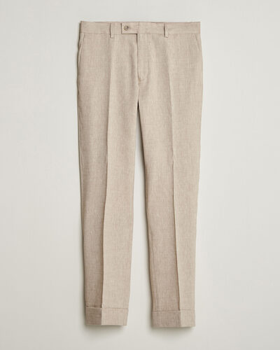 Morris Jack Linen Trousers Khaki