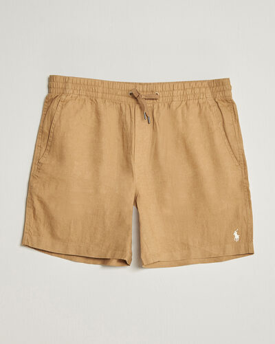 Polo Ralph Lauren Dyed Linen Shorts Cafe Tan