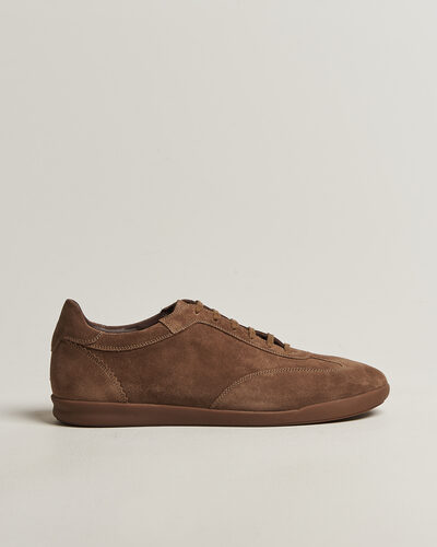 Loake 1880 Mayfair Suede Dress Sneaker Flint