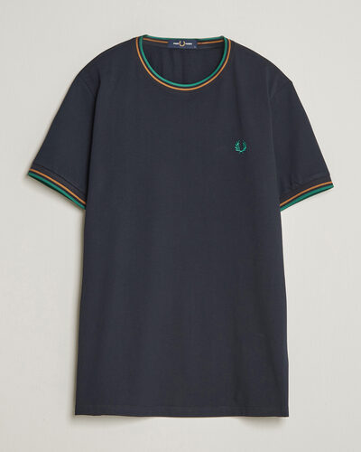 Fred Perry Twin Tipped T-Shirt Navy