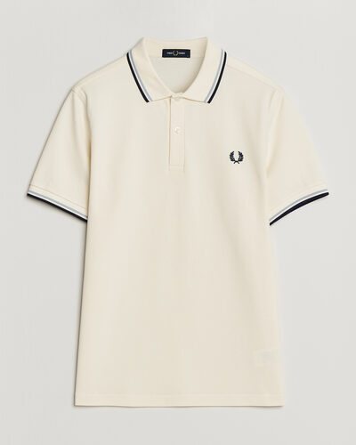 Fred Perry Twin Tipped Polo Shirt Ecru