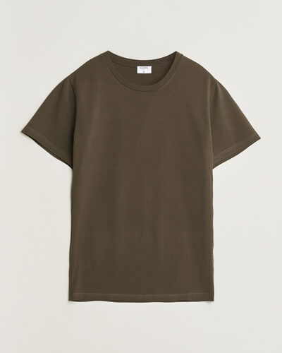 Filippa K Soft Lycra T-Shirt Ebony Brown