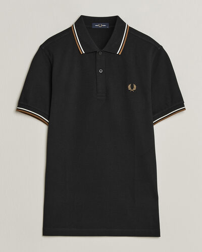 Fred Perry Twin Tipped Polo Shirt Black