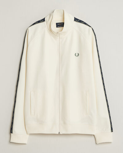 Fred Perry Taped Track Jacket Ecru