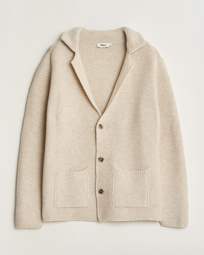 Altea Wool Cardigan Jacket Beige