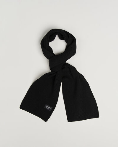 Robert Mackie Clyde Lambswool Scarf Black