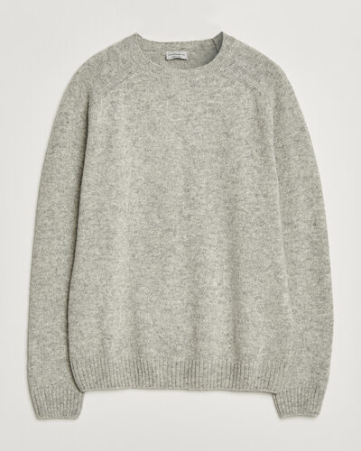 Morgano Brushed Wool Crewneck Grey