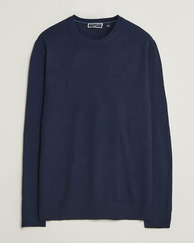 Charles Tyrwhitt Pure Merino Crew Neck Jumper Navy