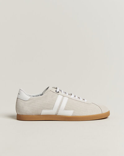 Lanvin Glen Leather Sneakers White
