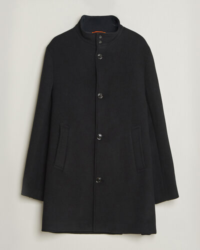 J.Lindeberg Lexon Wool Coat Black