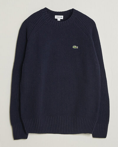 Lacoste Heavy Wool Knitted Sweater Navy Blue