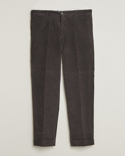 Santaniello Corduroy Trousers Dark Grey