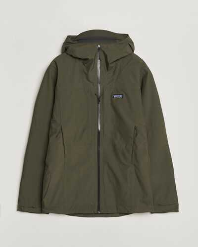 Patagonia Insulated Boulder Fork Rain Jacket Basin Green